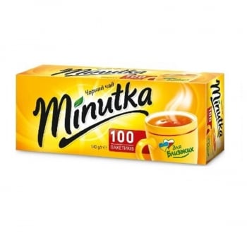 Чай (100 ф/п х 1,4 г) MINUTKA BLACK TEA чорний Польша