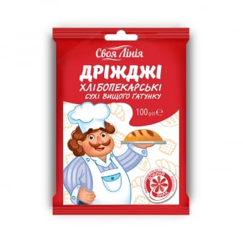 Дріжджі 100г Своя лінія хлібопекарські сухі