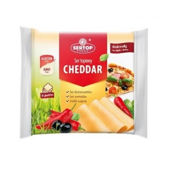 Сир плавлений 130г Sertop Чеддар 40%