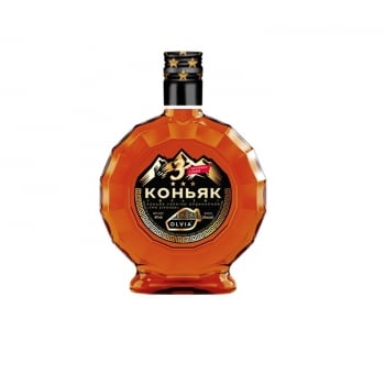 Коньяк 0,25 л OLVIO ординарний три зірочки 40% б ск/пл