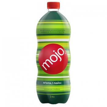 Напій 1,0 л Mojo М'ята Лайм безалкогольний сильнoгaзoвaний ПЕТ