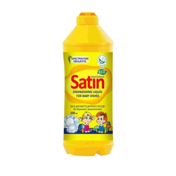 Засіб для миття дитячого посуду 500 мл Satin Organic Balance п/флакон