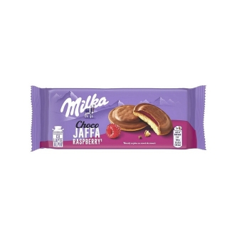 Печиво 147 г Milka з желейною начинкою зі смаком малини м/уп