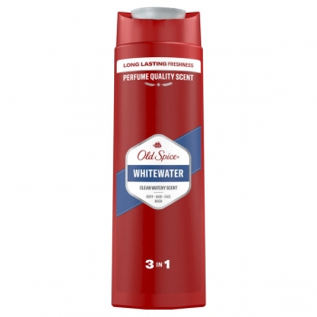 Гель для душу + шампунь 400 мл Old Spice Whitewater/Captain 3 в 1 п/флакон