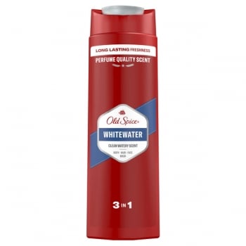 Гель для душу + шампунь 400 мл Old Spice Whitewater/Captain 3 в 1 п/флакон