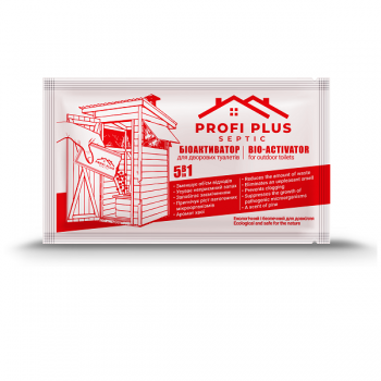 Біоактиватор для септиків та дворових туалетів "Profi Plus", 25 г