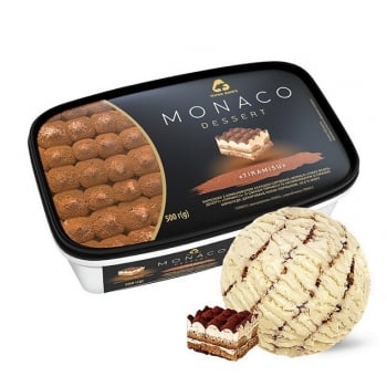 Морозиво 0,5 кг Три Ведмеді Monaco Dessert Tiramisu