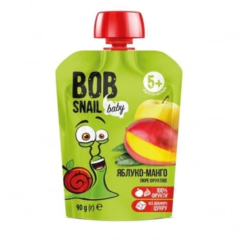 Пюре 90 г BOB SNAIL (РАВЛИК БОБ) яблуко-манго д/пак