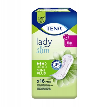 Прокладки урологічні 16 шт Tena Lady Slim Mini Plus м/уп