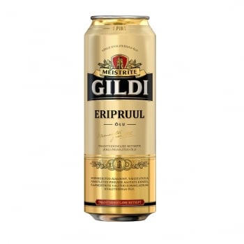 Пиво 0,568 л світле Meistrite Gildi Eripruul світле фільтроване 5% об ж/б Литва