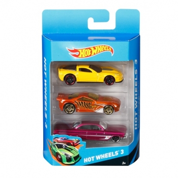 Подарунковий набір автомобілей "Hot Wheels", 3 шт, в асортименті, 3+