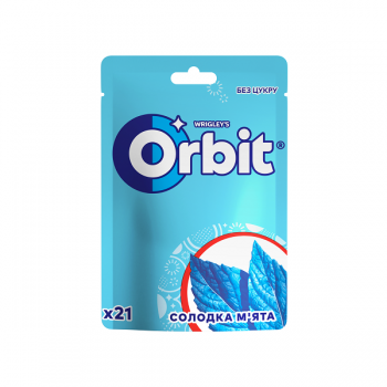Жувальна гумка 35 г Wrigley's Orbit Bag зі смаком Солодка М'ята м/уп