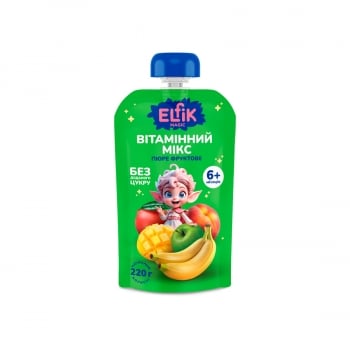 Пюре 220 г ELFIK Magic Вітамінний мікс д/п