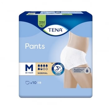 Підгузники-труси для дорослих 10шт Tena Pants Normal Medium м/уп