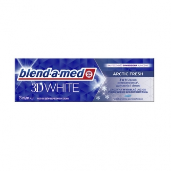 Паста зубна 75 мл Blend-a-med 3DWhite Арктична Свіжість к/уп