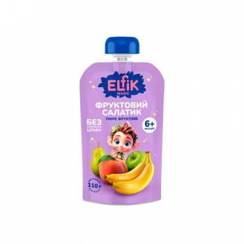Пюре 110 г ELFIK Magic Фруктовий салатик 6+ міс д/п