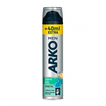 Гель для гоління 240мл Arko Men Sensitive аерозоль