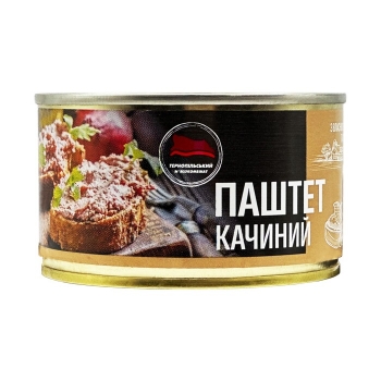 Паштет 225 г Тернопільський мясокомбінат качиний ж/б