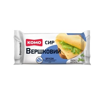 Сир твердий 150 г Комо Вершковий 50% флоу-пак