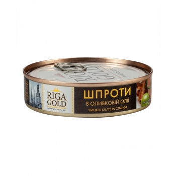 Консерви 160 г Riga Gold Шпроти в оливковій олії