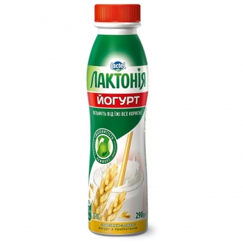 Йогурт 290 г Лактонія Висівки-злаки 1,5%