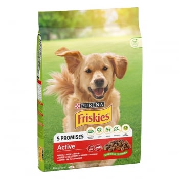 Корм для тварин сyхий Friskies Active для собак з яловичиною 10 кг