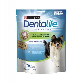 Корм для тварин додатковий сyхий (ласощi) DentaLife для дорослих собак сeрeднiх порiд