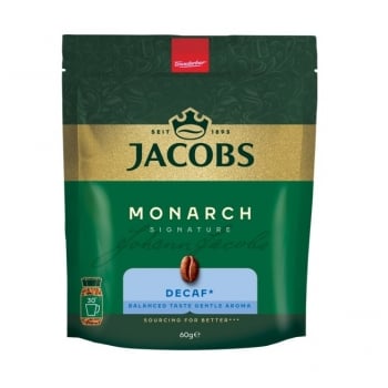 Кава 60г Jacobs Monarch розчинна сублімована без кофеїну