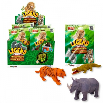 Стpeтч-iгpашка у виглядi тваpини cepiї "Legend of Animals"-Хижаки джунглiв, в асортименті, 3+