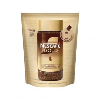 Кава 65г Nescafe Gold розчинна сублімована