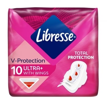 Прокладки 10 шт Libresse Invisible Normal