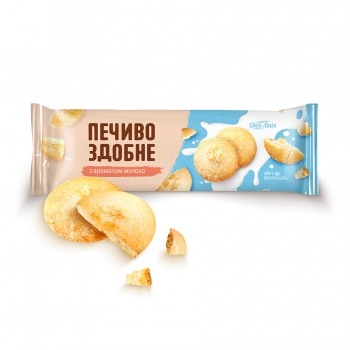 Печиво 250 г Своя Лінія здобне з ароматом молока м/уп