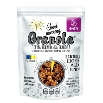 Сухий сніданок 350 г Good morning, Granola (сухофрукти, шоколад)