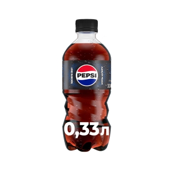 Напій 330 мл Pepsi BLACK безалкогольний сильногазований ПЕТ
