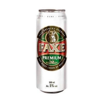 Пиво 0,5 л Faxe Premium світле фільтроване пастеризоване 5% об ж/б Литва