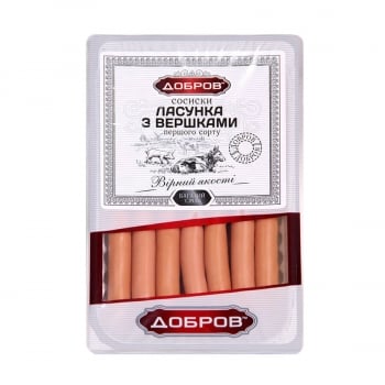 Сосиски Добров Ласунка з вершками
