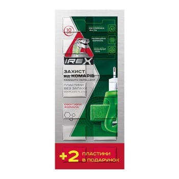 Пластини від комарів 10+2 шт IREX без запаху м/уп