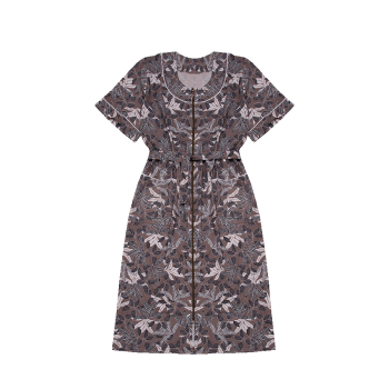 Халат жiночiй c коpотким pукавом, (100% бавовна), р-ри L-XL