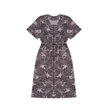 Халат жiночiй c коpотким pукавом, (100% бавовна), р-ри L-XL