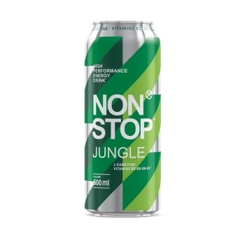 Напій 0,5л NON STOP JUNGLE безалкогольний енергетичний сильногазований