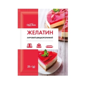 Желaтин 25 г Своя Лінія харчовий швидкорозчинний м/уп