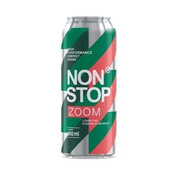Напій 0,5 л NON STOP ZOOM безалкогольний енергетичний сильногазований ж/б