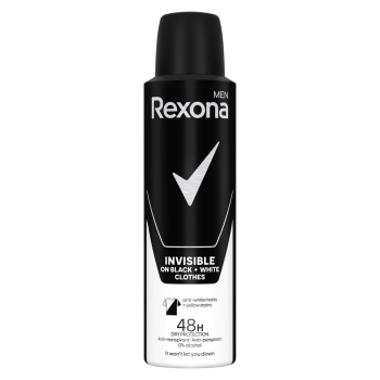 Дезодорант 150 мл Rexona Men (Невидимий на чорному та білому/Морський бриз)
