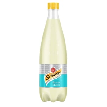 Нaпій 0,75 л Schweppes Bitter lemon бeзaлкoгoльний сильнoгaзoвaний ПЕТ