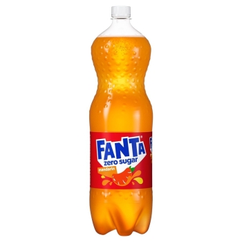 Нaпій 2 л Fanta Mandarin zero бeзaлкoгoльний сильнoгaзoвaний ПЕТ