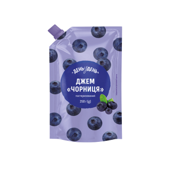Джем 250 г День у День Чорниця дой-пак