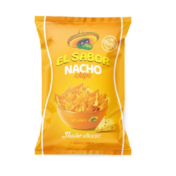 Чипси 100 г El Sabor Начо кукурудзяні зі смаком сиру