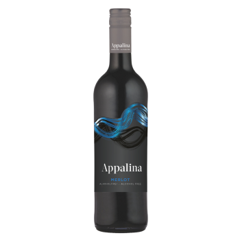 Вино безалкогольне 0,75 л APPALINA Merlot напівсолодке червоне ск/пл Німеччина
