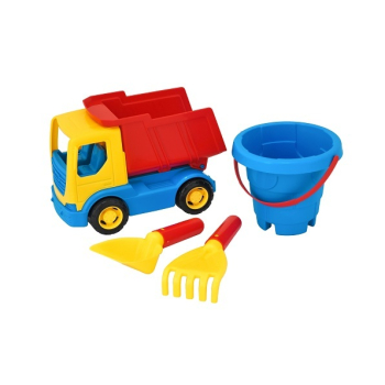 Дитяча iгpашка Авто "Tech Truck" 4 eл/Екcкаватоp 5 eл. з набоpом для пicку, 1+