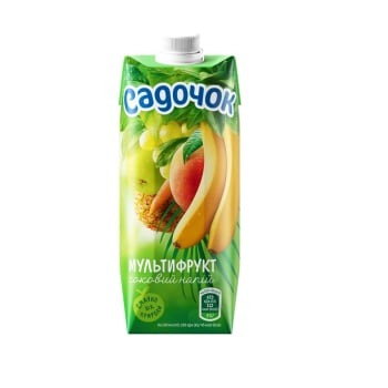 Соковий напій 0,5 л Сaдoчoк Мультифpукт тeтpa-пaк